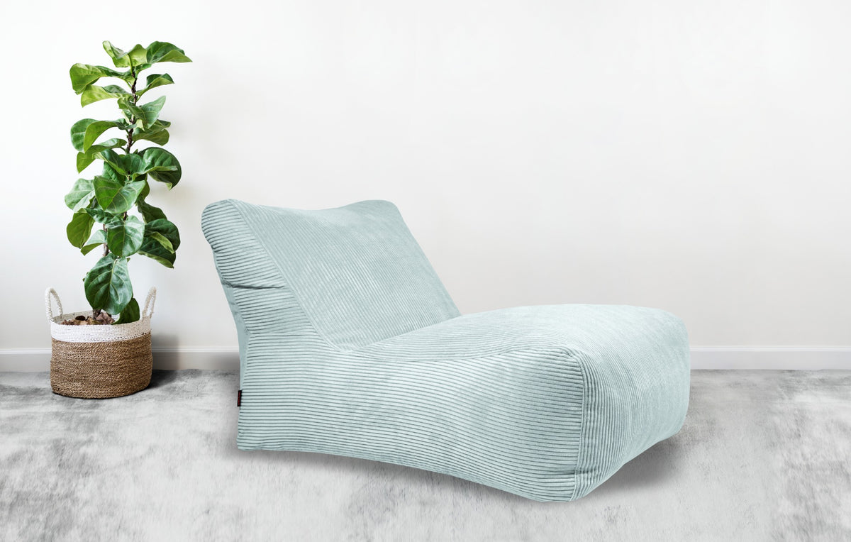 Nordura Lounge zitzak rib mint 130 cm