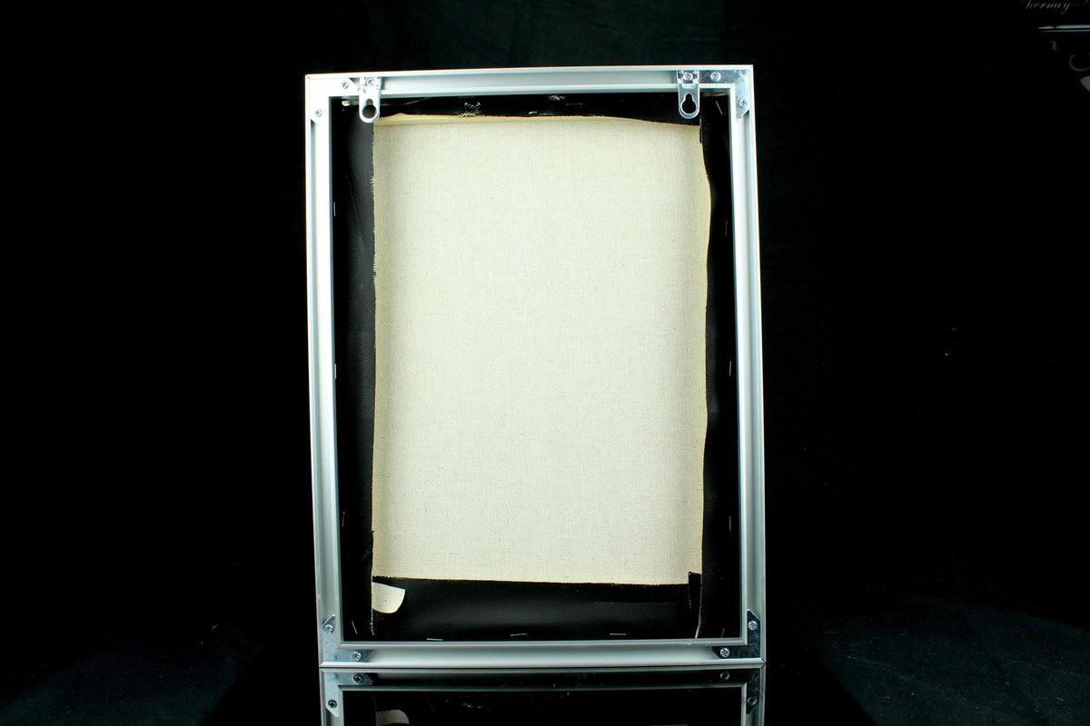 Origineel handgeschilderd schilderij - vers geperst sinaasappelsap - hyperrealistisch Pop Art - ingelijst canvas, aluminium lijst - 30×40cm