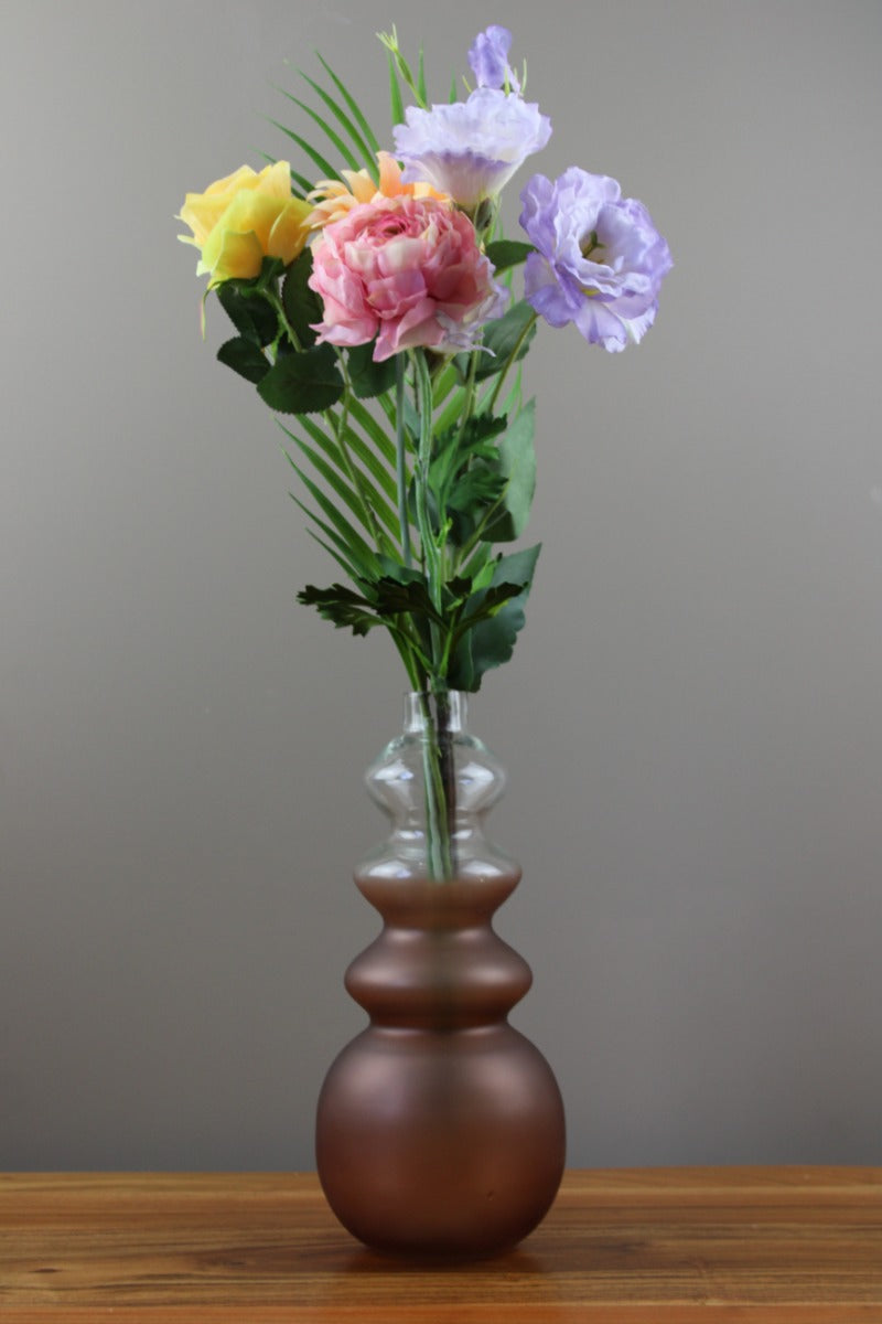 Zijden boeket ‘Pastel’ luxe zomerse bloemenmix