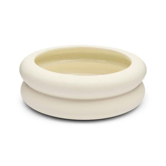 Rivièra Maison Loivre: decoratieschaal rond wit (ØxH) 29x10