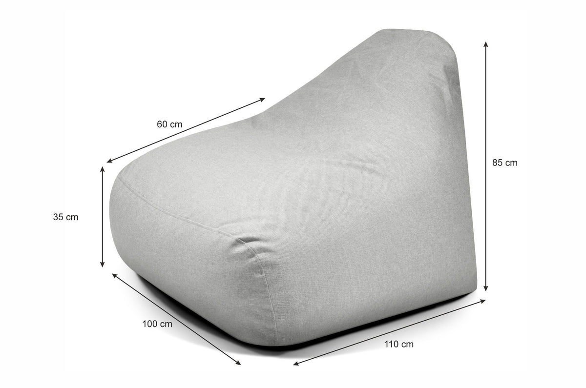 Nordura Snug zitzak lichtgrijs 100 cm