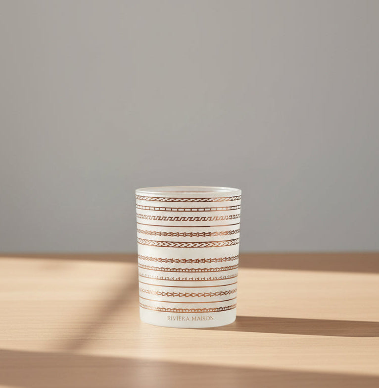 Rivièra Maison theelichthouder wit (ØxH) 10 x 12.5 cm