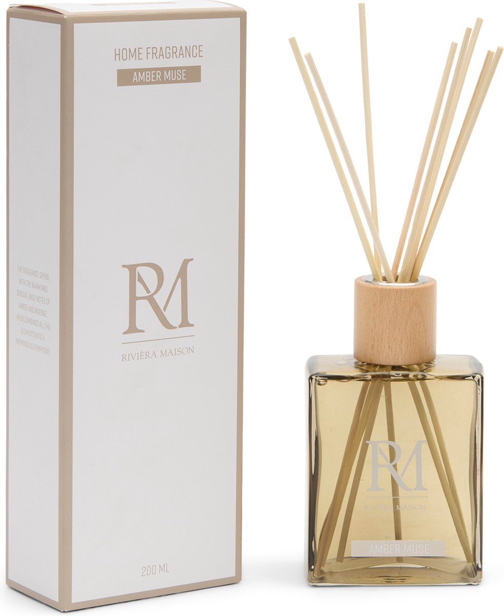 Rivièra Maison: geurstokjes amber muse 200ml.