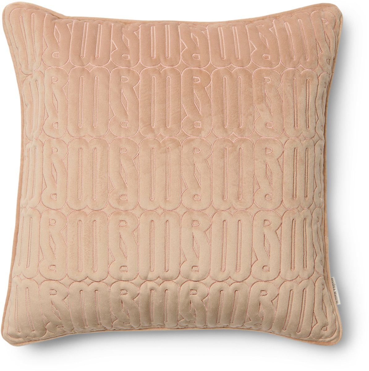 Rivièra Maison kussenhoes Loreo - vierkant roze 50x50 cm - Polyester