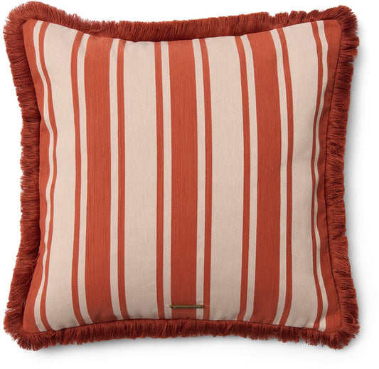 Riviera Maison kussenhoes Norcia - vierkant Roze gestreept - 50x50 cm - Polyester