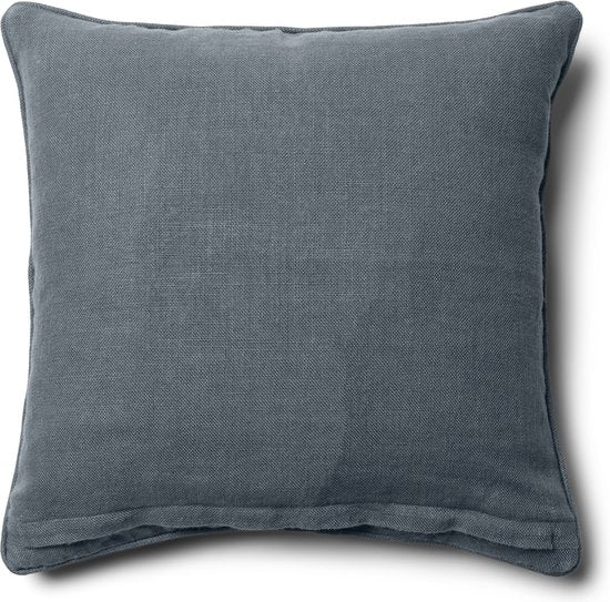Rivièra Maison Verona Kussenhoes vierkant blauw 50x50 - Linnen
