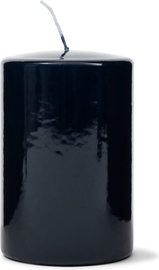 Rivièra Maison: stompkaars blauw glossy 8cm - paraffine