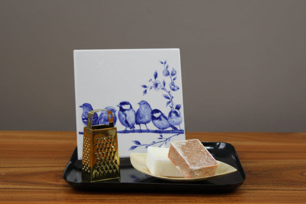 Tafel decoratie set Bosvogels: geur, nostalgie, ambacht en stijl