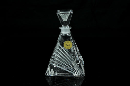 Vintage Loodkristal Parfumflesje “Bari 24% Loodkristal 13 cm Made in EEC
