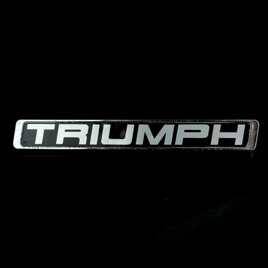 Vintage Triumph embleem badge - auto logo - metalen grill badge - classic auto onderdeel