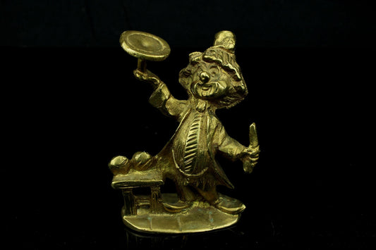 Vintage Messing Clown Figur - 60er/70er Jahre - 10,5 cm