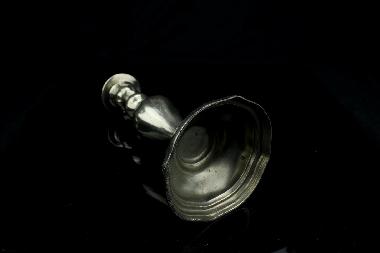 Vintage verzilverde kandelaars - set van 2 - 20 cm