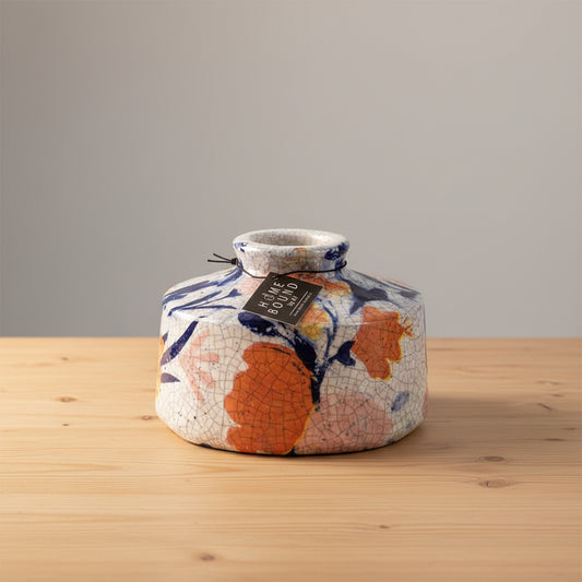 Crackle Flower: vaas aardewerk bloemen