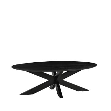 James: salontafel zwart mangohout 
