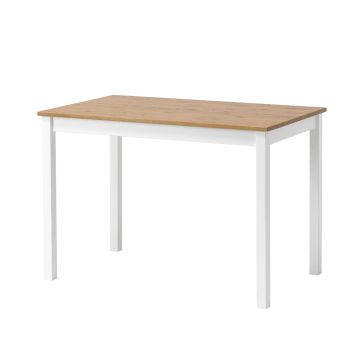 Havuun Vesa: bureau grenen 100 x 60 cm wit/naturel