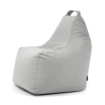 Nodura Play: loungekussen/ zitzak lichtgrijs 80 cm