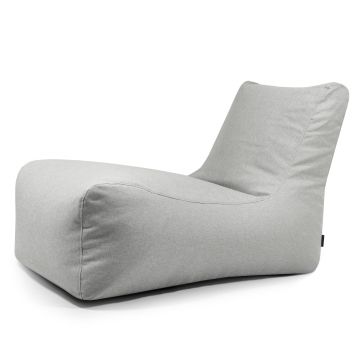 Nordura Lounge: loungekussen/ zitzak lichtgrijs 130 cm