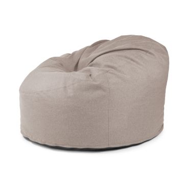 Nordura Waves: loungekussen/ zitzak cacao 135 cm