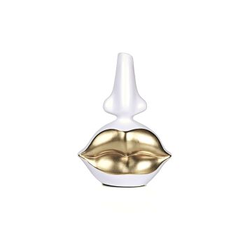 Gouden Lippen: vaas keramiek