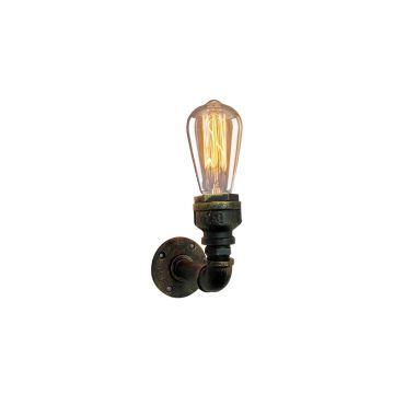 Jaden: goud/zwarte wandlamp 