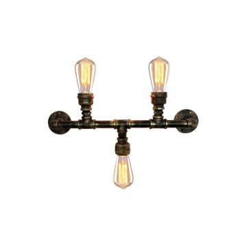 Gemini: 3-lichts wandlamp zonder kap 