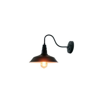 Cordelia: wandlamp zwart