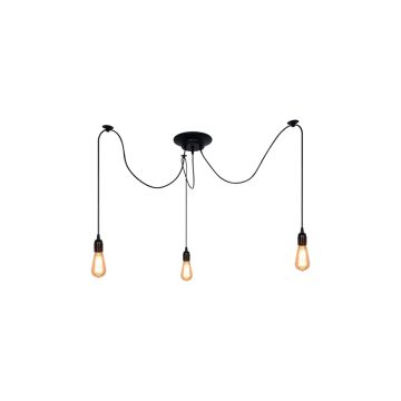 Gloed: hanglamp zwart (3-lichts)