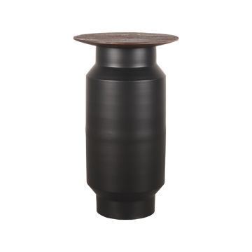 Jik: bijzettafel zwart mangohout 35 cm