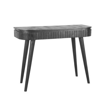 Nils: bureau zwart mangohout 100 cm