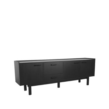 Cali: dressoir zwart eiken 