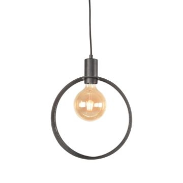  Ronda: hanglamp zwart metaal (1-Lichts)