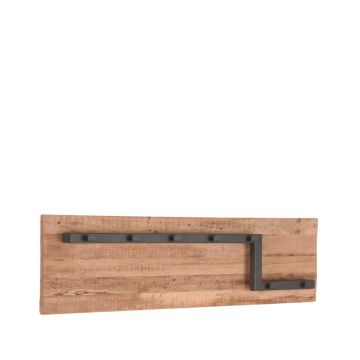 Road: kapstok mangohout burned steel L