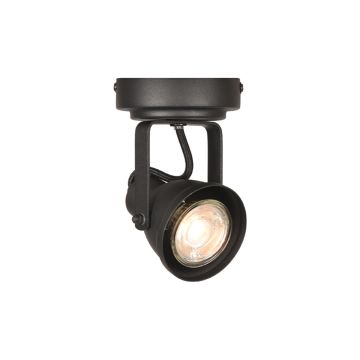  Max: spot led zwart metaal (1-Lichts)