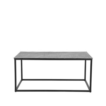 Pride: salontafel antiek ash metaal (100 cm)