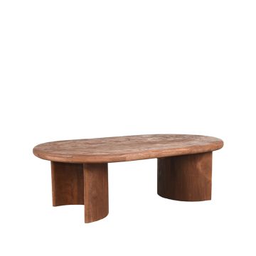 Varia: salontafel espresso mangohout (110 cm)