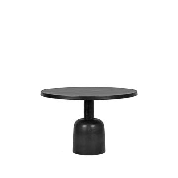Wink: salontafel zwart metaal 70 cm