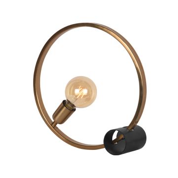 Ring: tafellamp antiek goud metaal