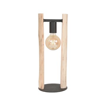 Woody: tafellamp naturel hout
