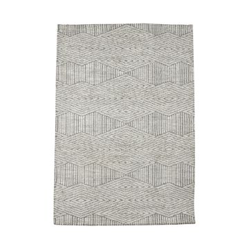 Cosy: vloerkleed grijs synthetisch 200x300 cm
