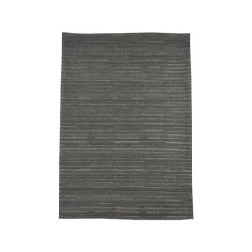 Luxy: vloerkleed antraciet wol 160x230 cm