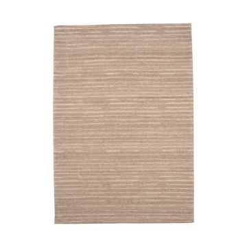 Luxy: vloerkleed taupe wol 200x300 cm