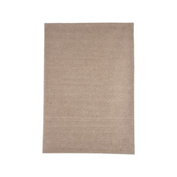 Wolly: vloerkleed taupe wol 160x230 cm