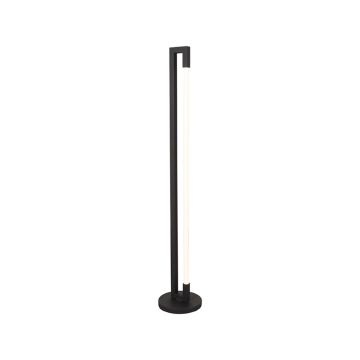 Futuro: vloerlamp zwart metaal