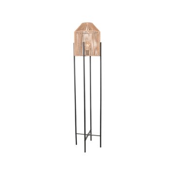 Ibiza: vloerlamp naturel jute