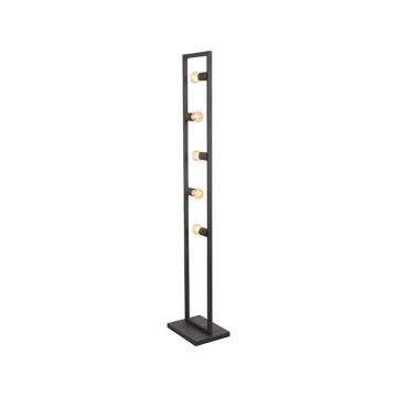 Quadrato: vloerlamp zwart metaal