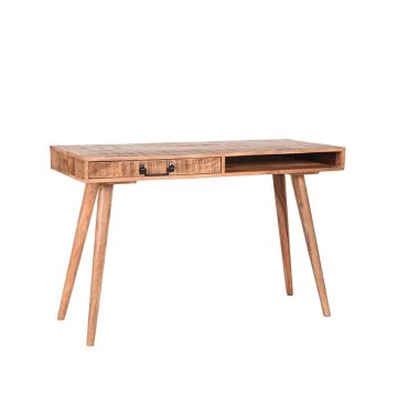 Steady: bureau rough mangohout 118 cm