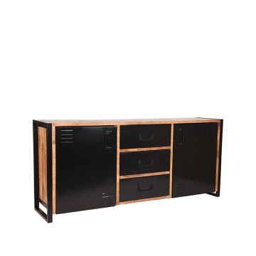 Brussels: dressoir rough mangohout 