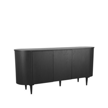 Oliva: dressoir zwart eiken (180 cm)