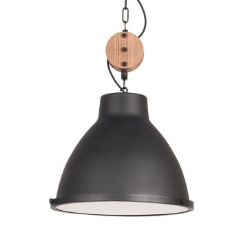 Dock: hanglamp zwart metaal