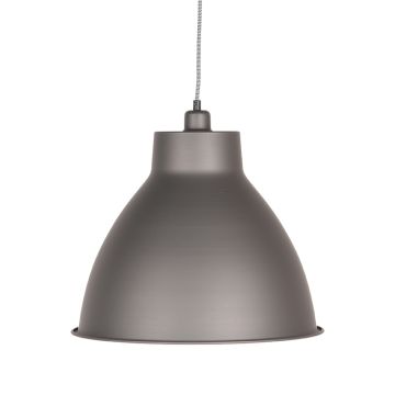 Dome: hanglamp burned steel metaal